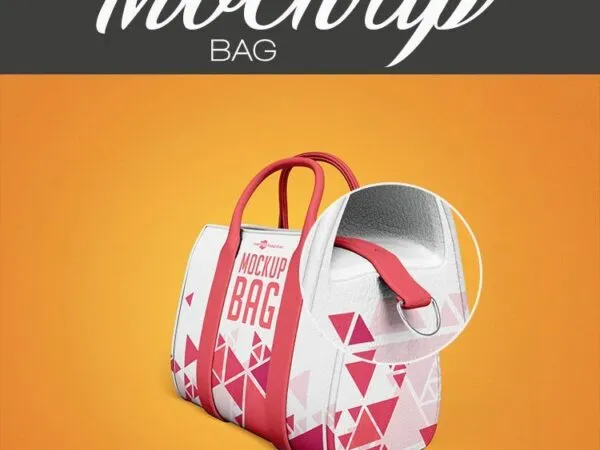Mockups of a Bag from Three Different Angles 1