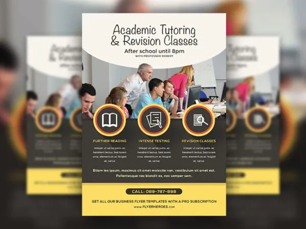 Modern Academic Studies Flyer Template 1