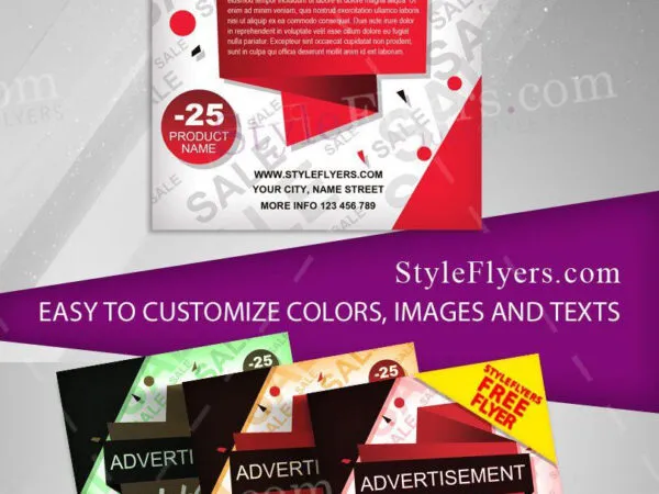 Modern Advertisement Flyer Template 1
