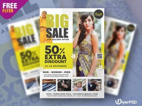 Modern Big Sale Flyer Template 1