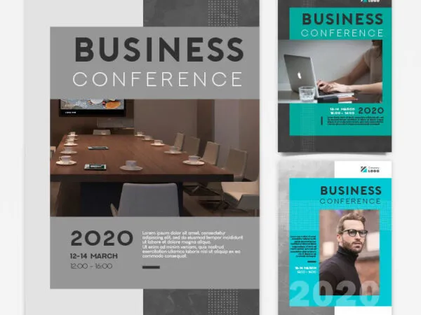 Modern Business Conference Flyer Template 1