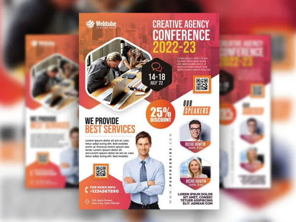 Modern Business Seminar Flyer Template 1