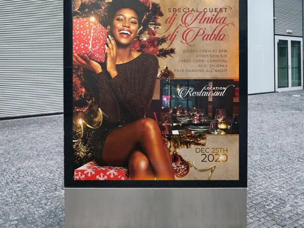 Modern Christmas Event Poster Template 1