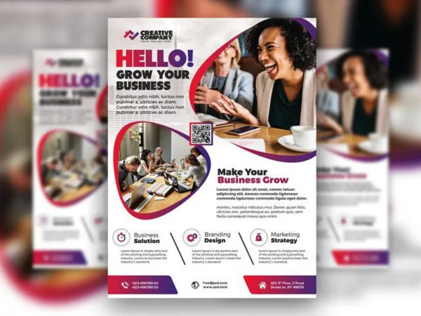 Modern Classy Corporate Business Flyer Template 1