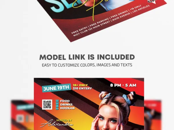 Modern Classy Sensual Fridays Flyer Template 1