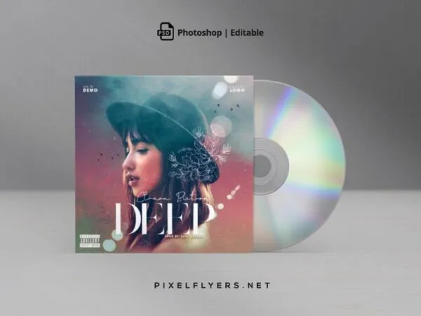 Modern Colorful CD Cover Template 1
