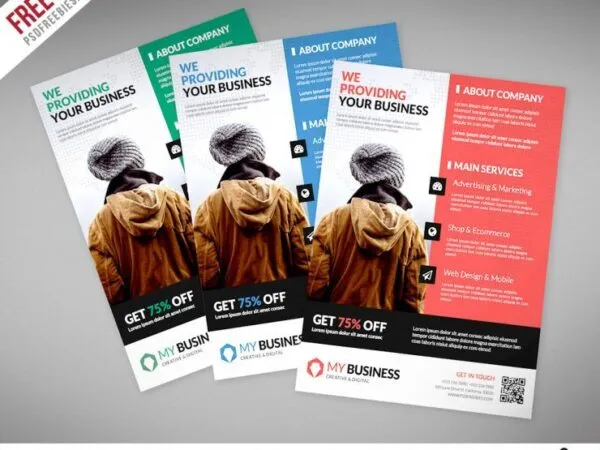 Modern Corporate Business Flyer Template 1