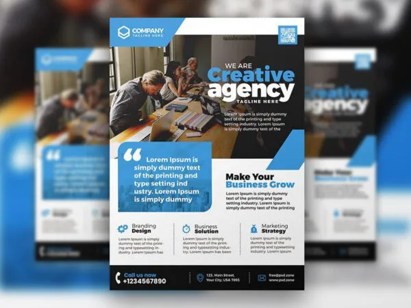 Modern Corporate Business Promotion Flyer Template 1