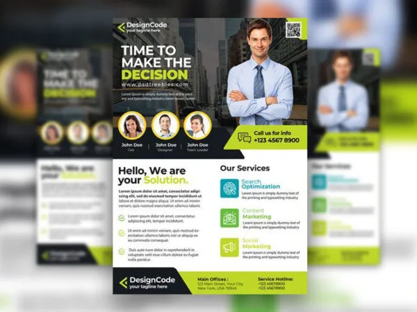 Modern Corporate Flyer Template 1