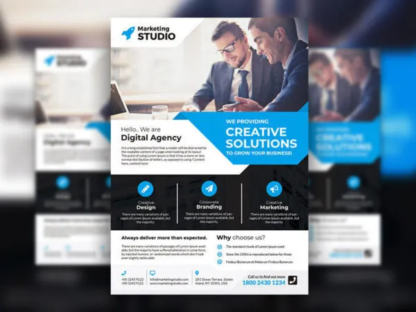 Modern Corporate Multipurpose Flyer Template 1