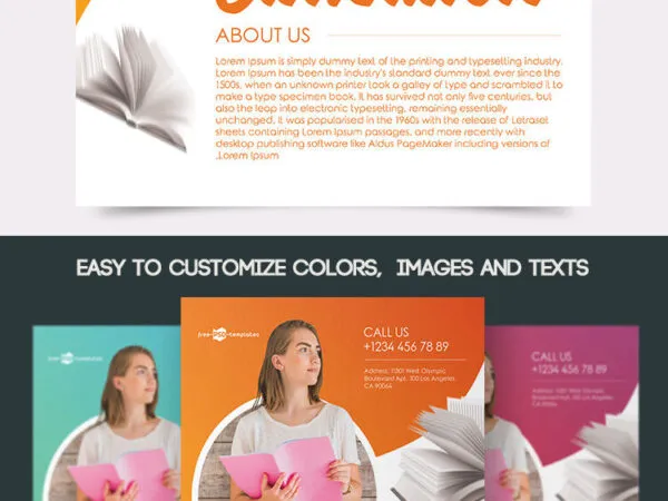 Modern Education Flyer Template 1