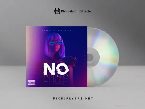 Modern Electro CD Cover Template 1