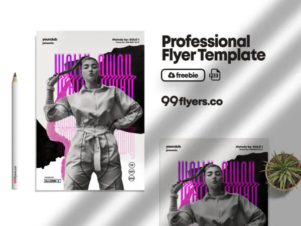 Modern Fashion Event Flyer Template 1