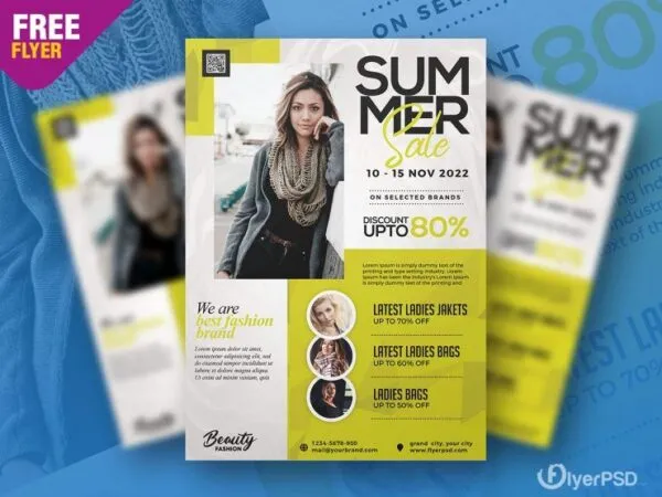 Modern Fashion Sale Flyer Template 1