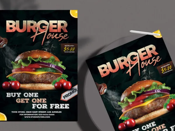 Modern Food Event Flyer Template 1