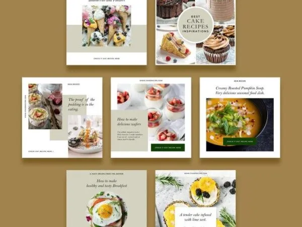 Modern Food Instagram Stories Template 1