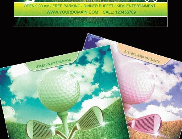 Modern Golf Club Flyer Template 1