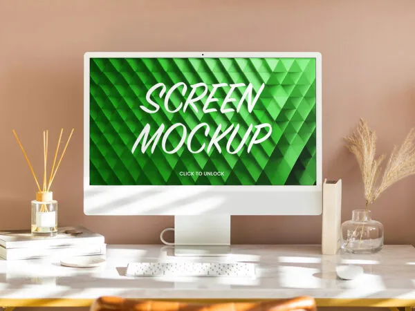 Modern Home Office Mockup 1