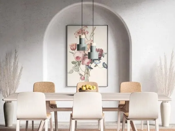 Modern Interior Artistic Vertical Poster Mockup 1