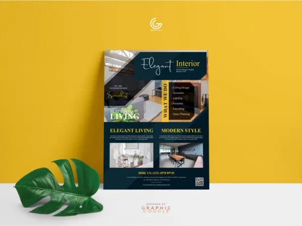 Modern Interior Design Flyer Template 1