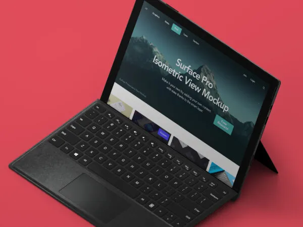 Modern Looking Perspective Surface Mockup 1