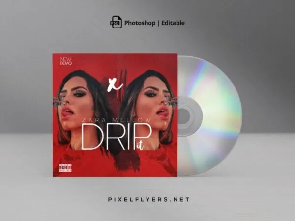 Modern Mixtape CD Cover Instagram Template 1