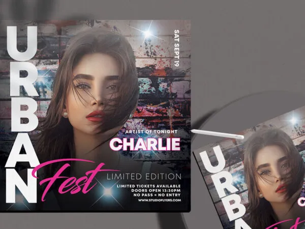 Modern Night Party Instagram Banner Template 1