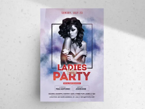 Modern Party Flyer Template 1