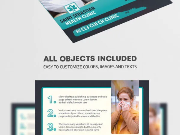 Modern Photo Vaccination Flyer Template 1