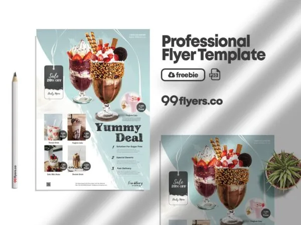 Modern Product Sale Promotion Flyer Template 1