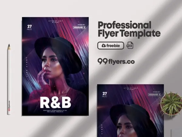 Modern RB Event Flyer Template 1