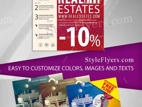 Modern Real Estate Flyer Template 1