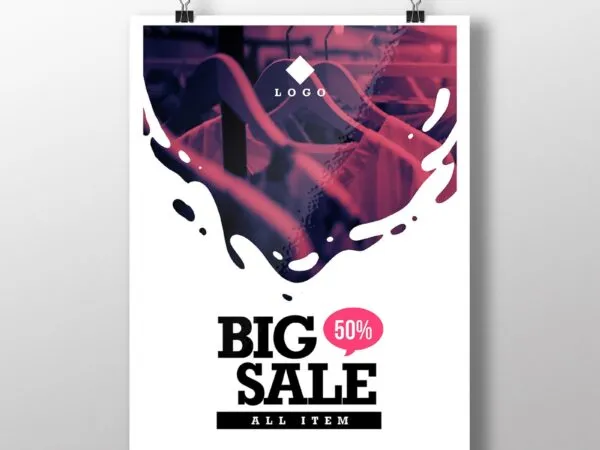 Modern Smooth Retail Poster Template 1