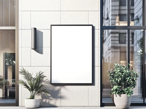 Modern Storefront Outdoor Poster Mockup 1