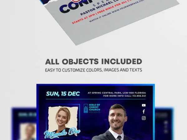 Modern Urban Church Event Flyer Template 1