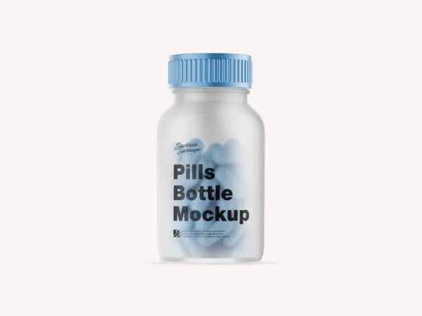 Modifiable Medicine Bottle Mockup 1