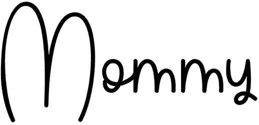 Mommy Monoline Font 1