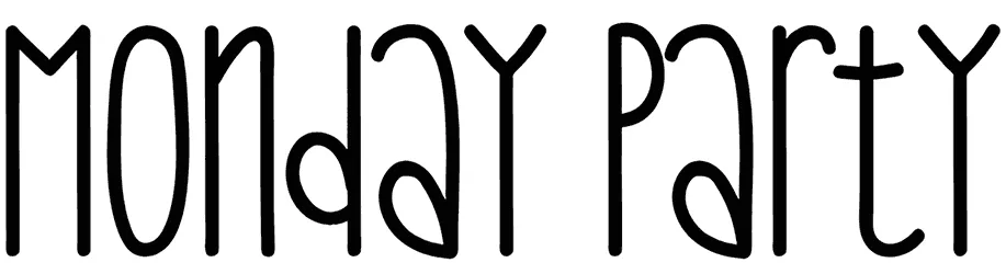 Monday Party Font 1