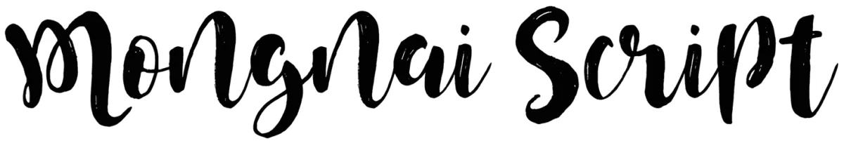 Mongnai Script Font 1