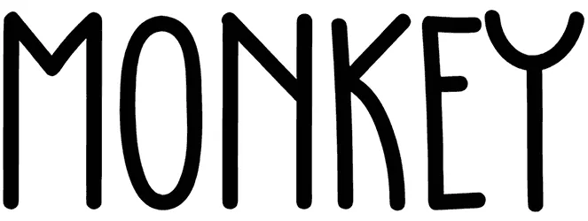 Monkey Font 1