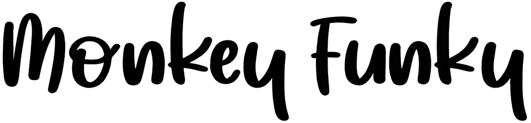 Monkey Funky Font 1