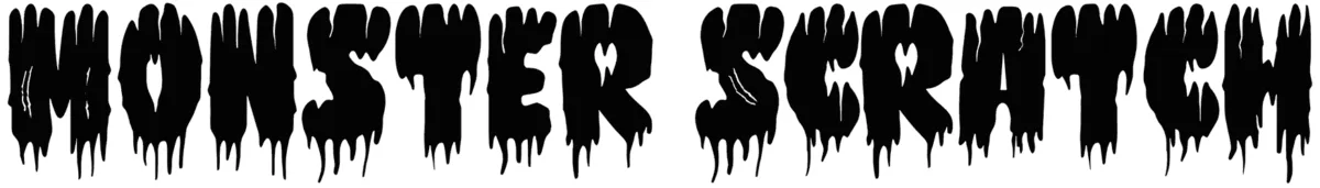 Monster Scratch Font 1