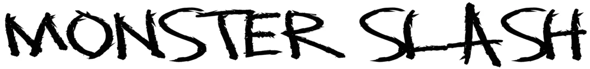 Monster Slash Font 1