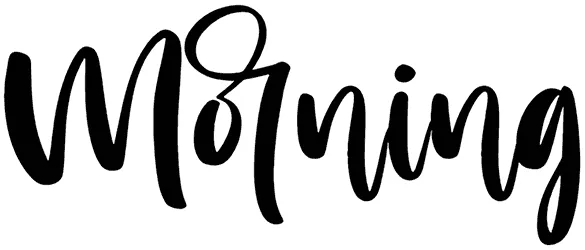 Morning Font 1