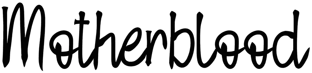 Motherblood Font 1