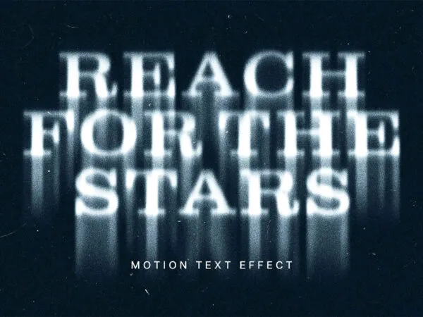 Motion Distort Text Effect 1