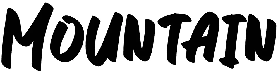 Mountain Font 1