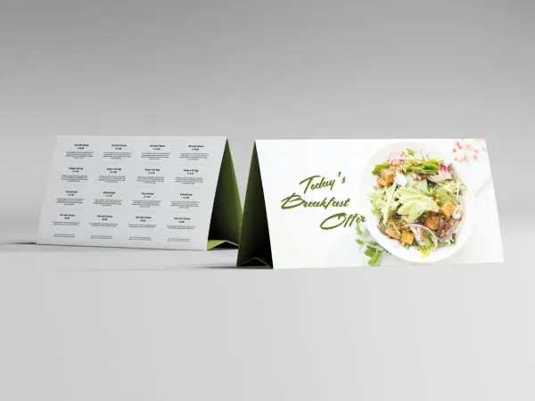 Multipurpose Horizontal Table Tent Mockup 1