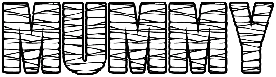 Mummy Font 1