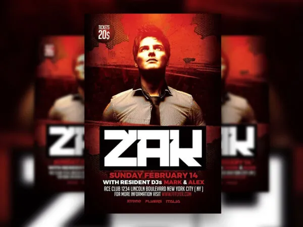 Music Performance and Concert Flyer Template 1